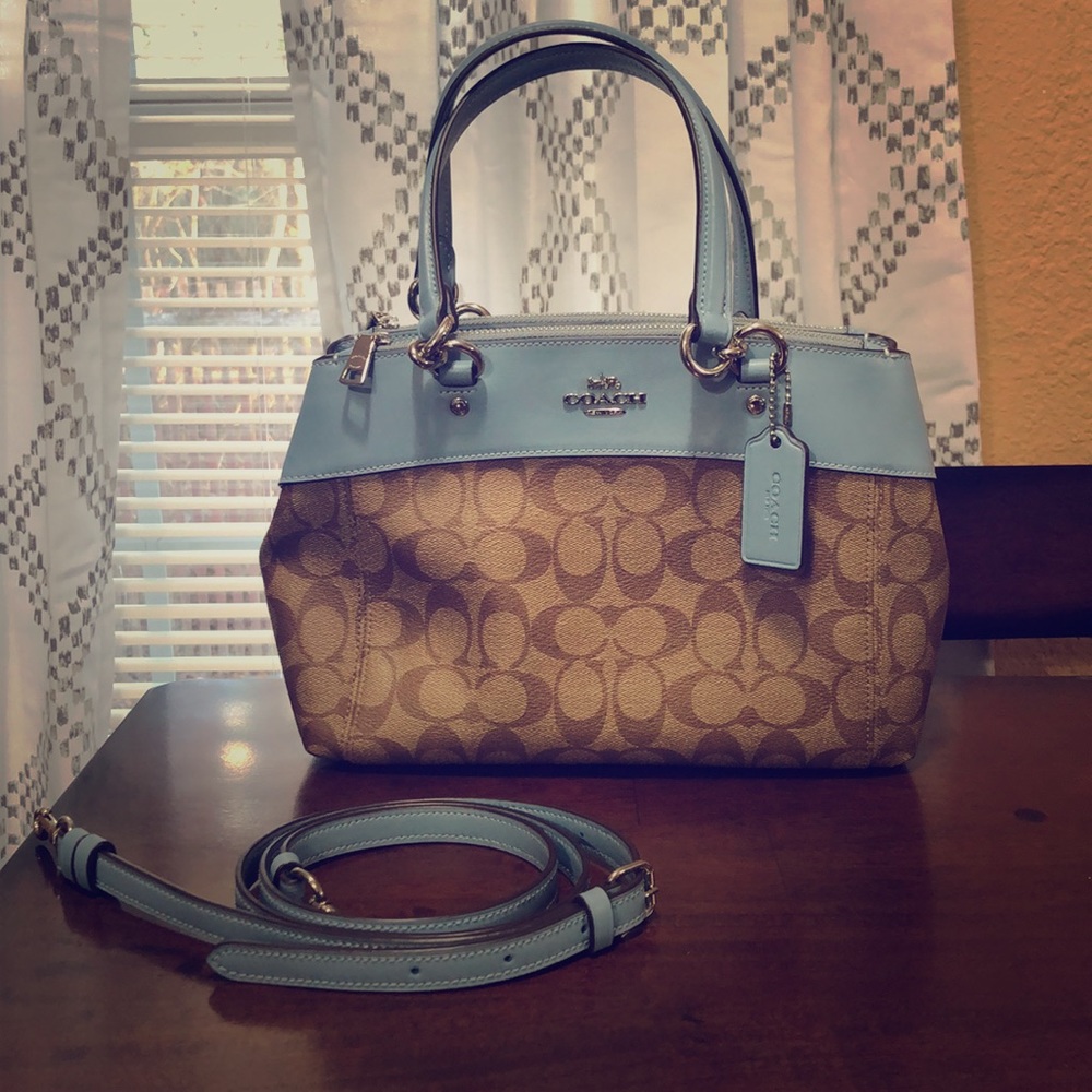 Coach Mini Brooke Carryall In Signature Canvas
